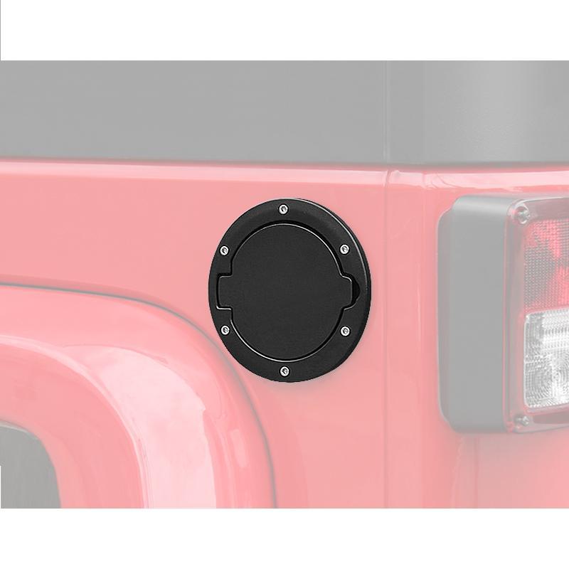 Black Gas Fuel Tank Cover for 07-18 Jeep Wrangler JK/ JKU