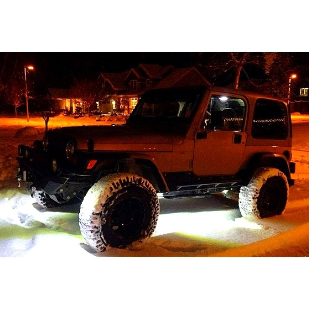 Jeep Wrangler YJ TJ JK JL Rock Lights | AMOffRoad | Free Shipping