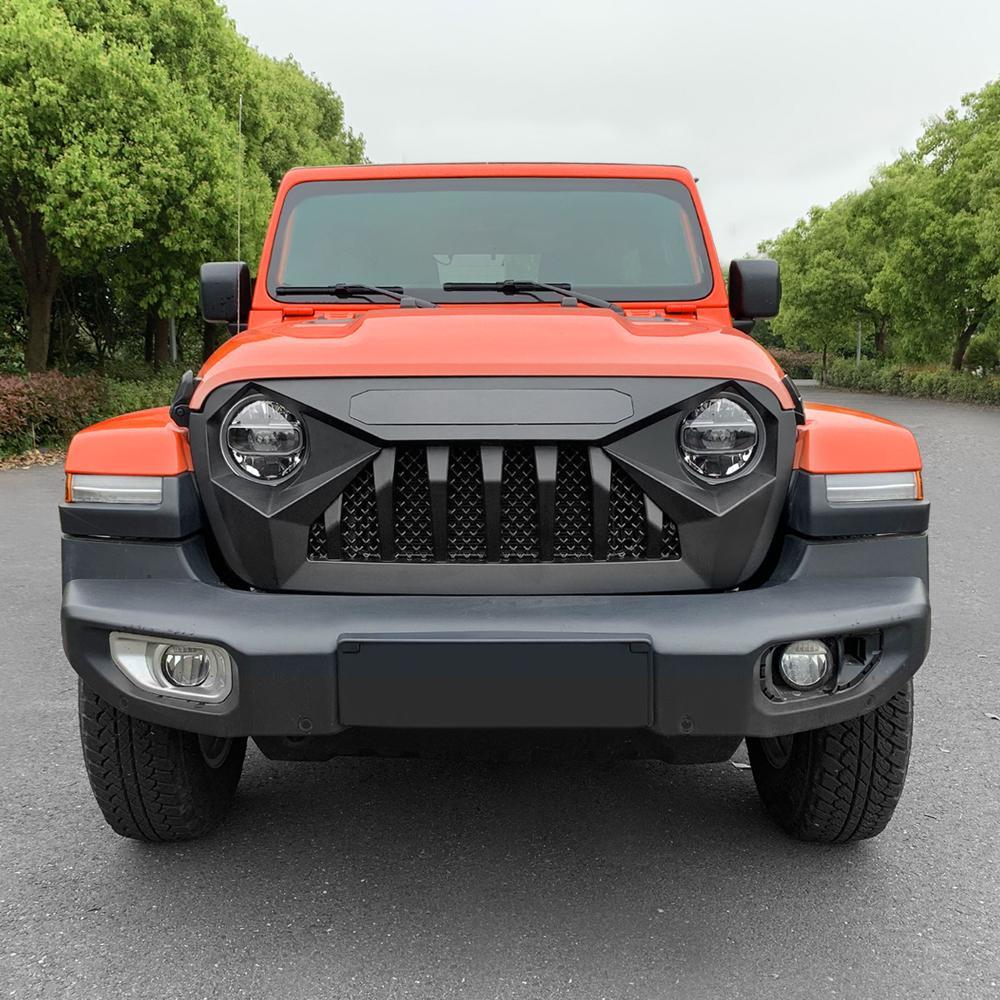 18-21 Jeep Wrangler JL & Gladiator Grille Demon Style ABS | AMOffRoad