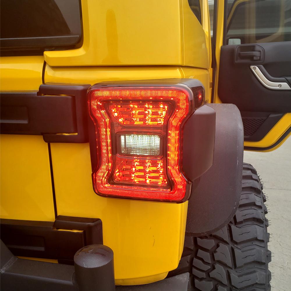 07-18 Jeep JK/ JKU JL Look Tail Lights | AM Off-Road | Free Shipping