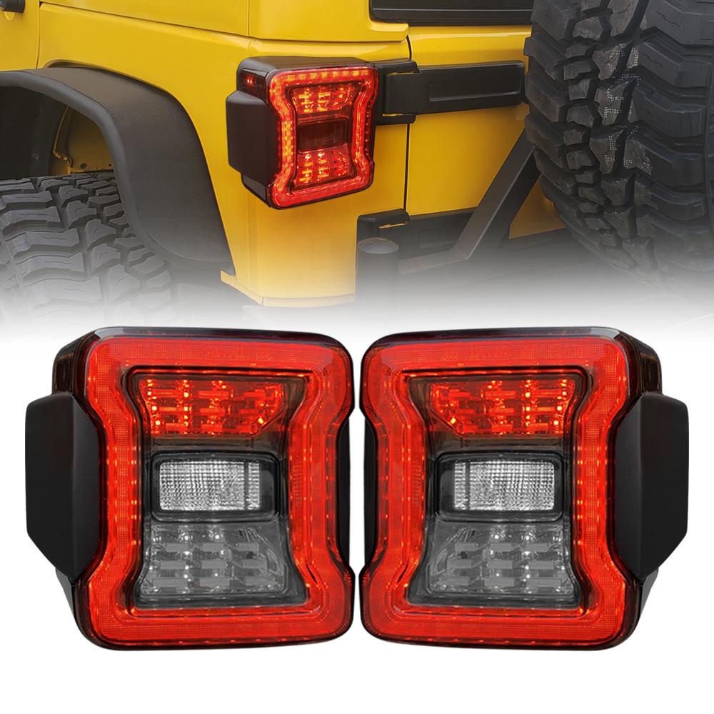 07-18 Jeep JK/ JKU JL Look Tail Lights | AM Off-Road | Free Shipping