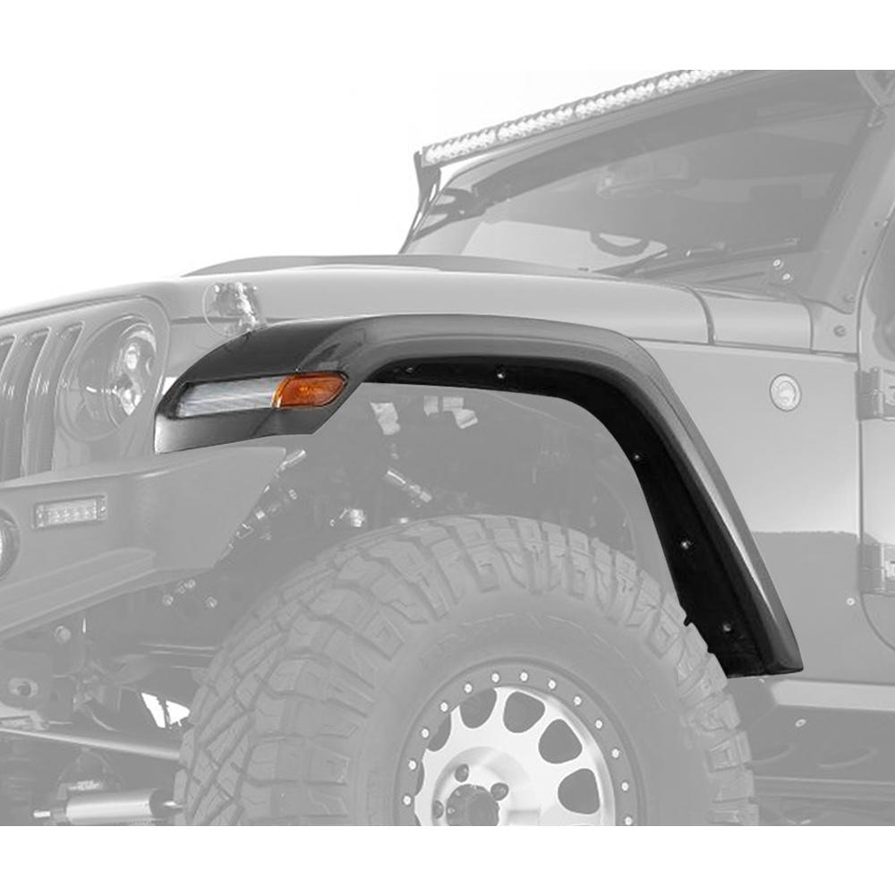 Jeep JK to JL Conversion Fender Flare w/ LED Lights & Inner|AMOffRoad