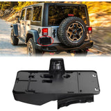 07-18 Jeep Wrangler JK JKU Rear License Plate Tag Bracket With  Lamp丨Amoffroad