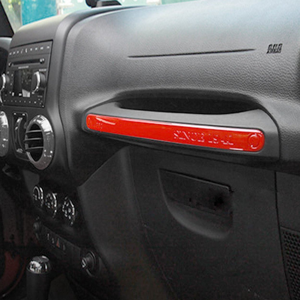 Red Copilot Interior Trim Kits for 11-18 Jeep Wrangler JK