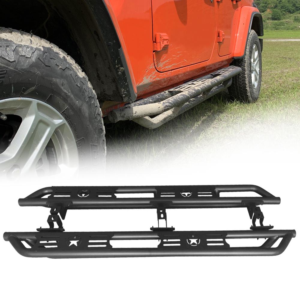 18-21 Jeep Wrangler JL Side Step Nerf Bar | AMOffRoad | Free Shipping