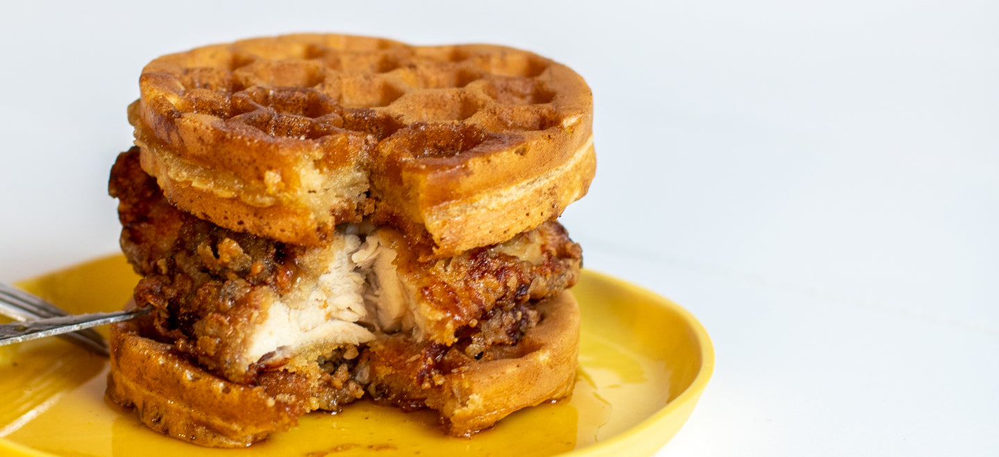 gluten free allergy friendly chicken and waffles