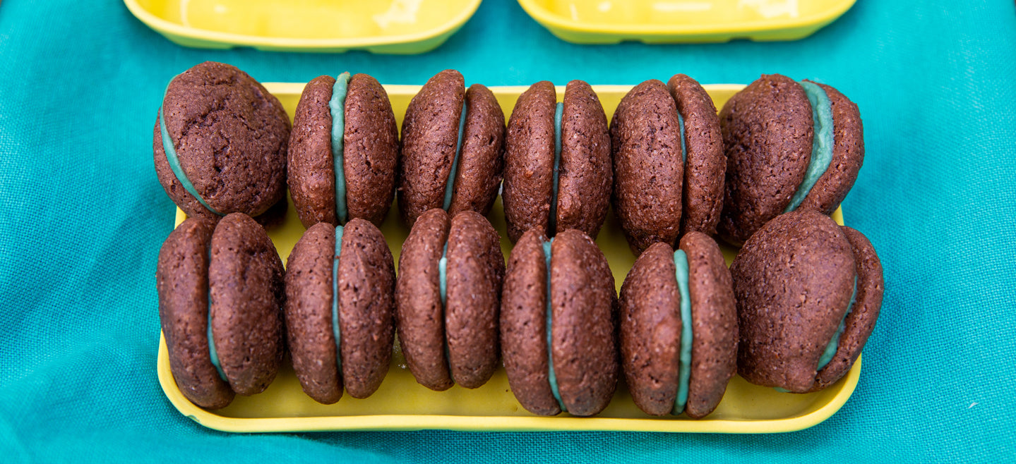 allergy friendly chocolate orange sandwich cookies