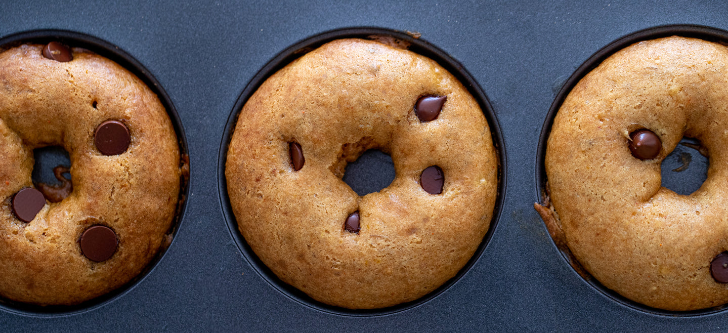 allergy friendly chocolate chip banana donuts