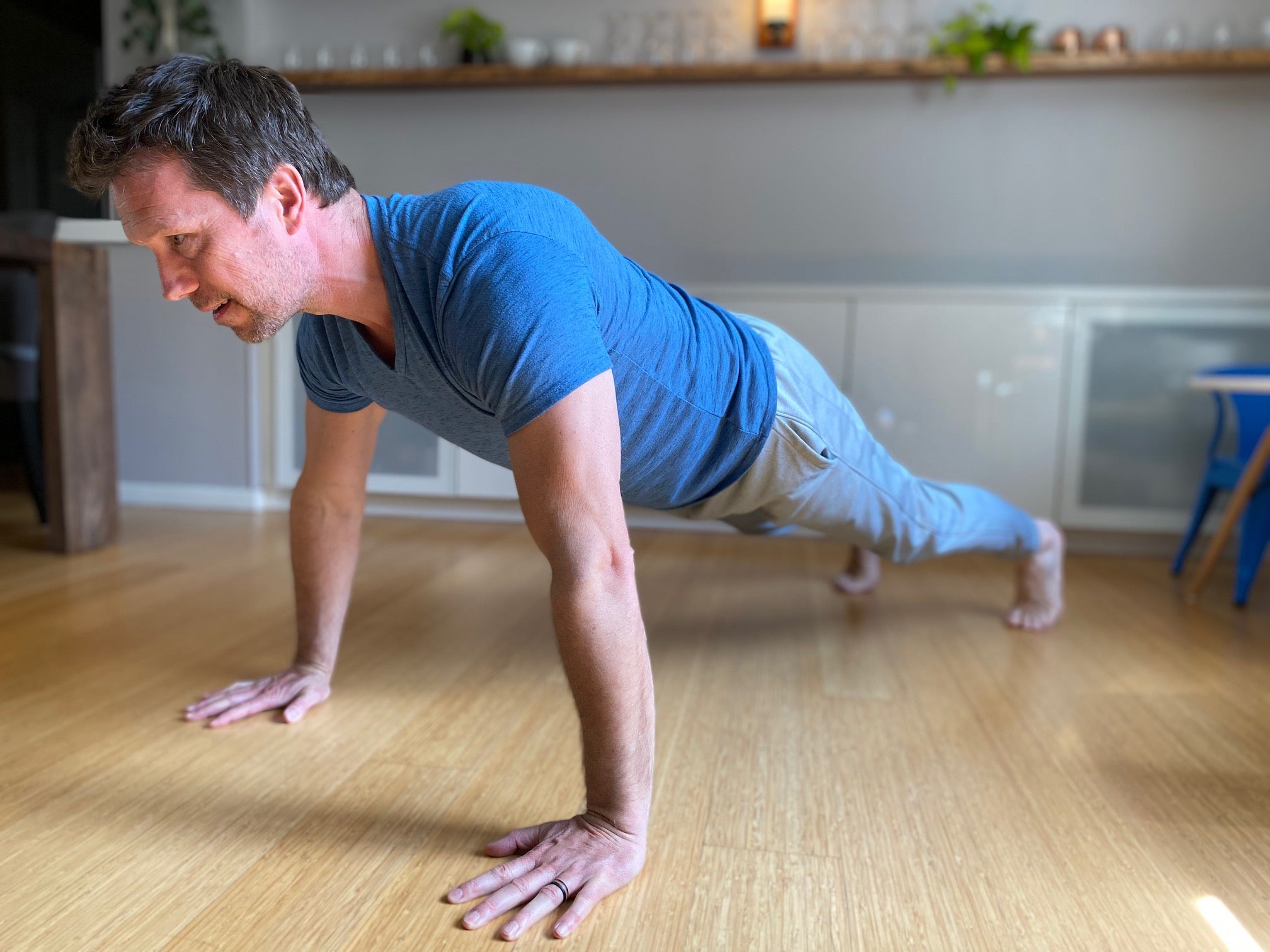 Proper Push-up Form Up Position