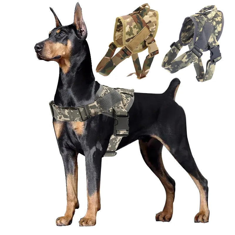 Heavy Duty Dog Harness Large Dogs Service Dog Vest With Handle