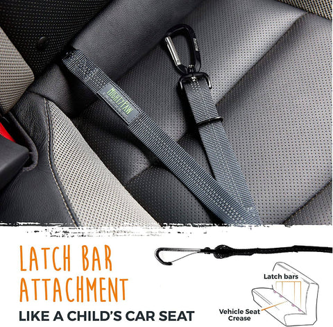 Mighty Paw Dog Car Safety Belt for Latchbar