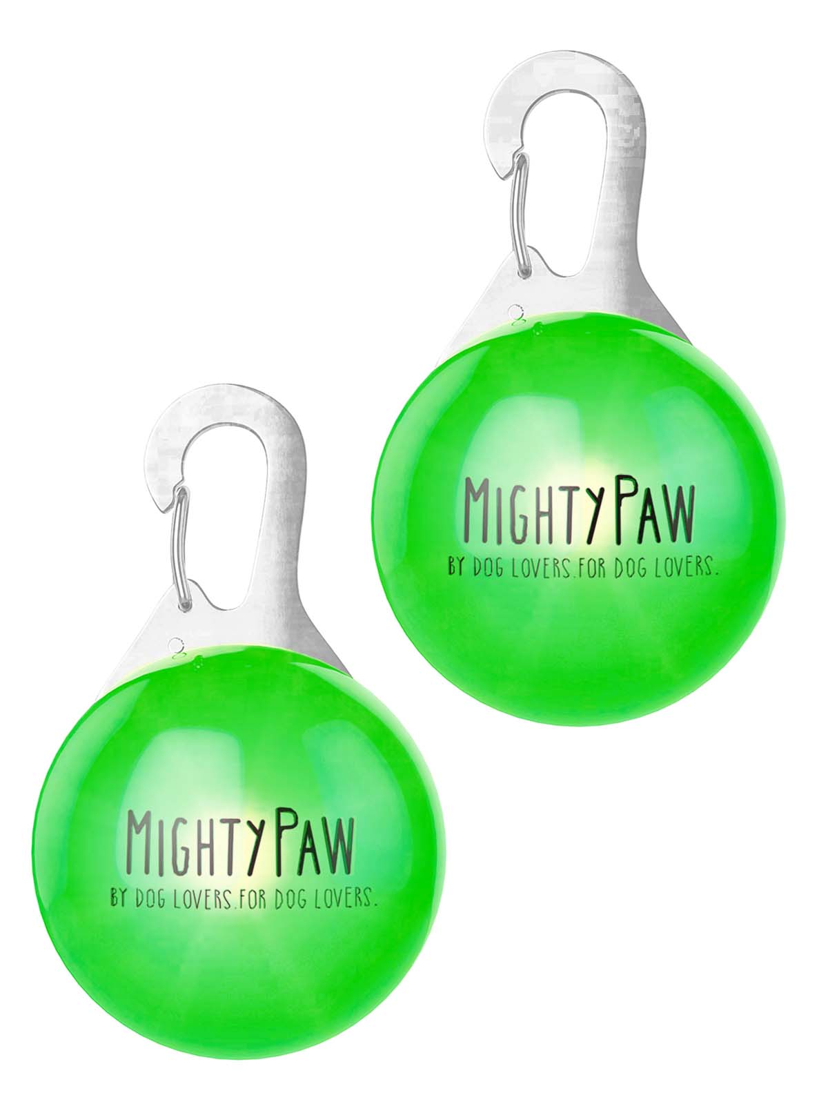 Mighty Paw Dog Tag Carabiner Clips (3 Pack)  Strong Weather Resistant  Quick Clip ID Holders. Easily Switch Tags Between Your Pets Collars Or  Attach Keys and Poop Bag Holders. Works for