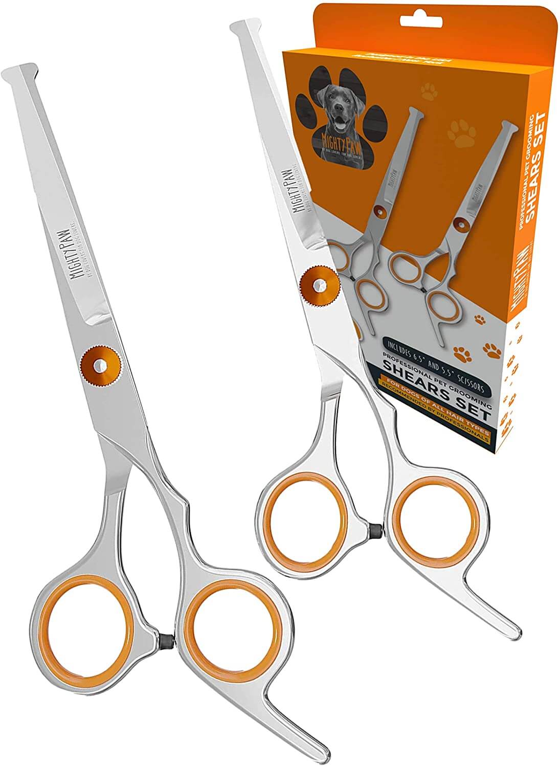 Dog & Cat Grooming Scissors Set Of 2 For Professional and Home