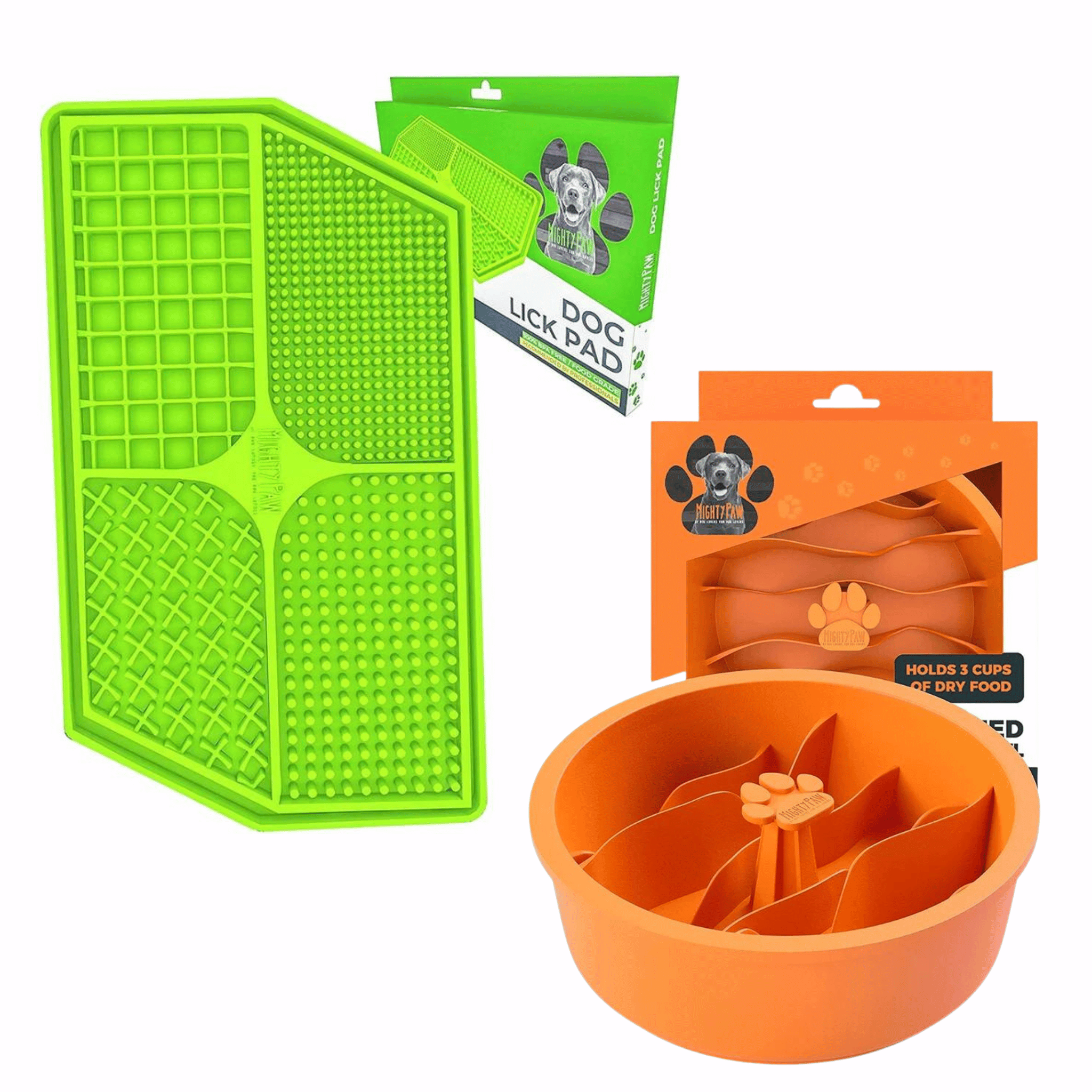 Slow Feeder Dog Bowl Insert by Mighty Paw – Belly Rubs Biscuit Bar