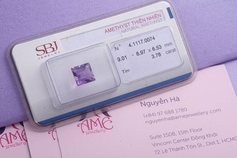 amethyst certified natural gemstone by ame jewelry