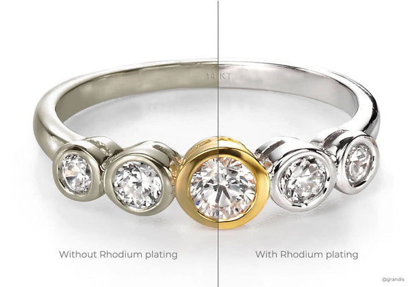 Trang sức xi mạ Rhodium Plated Jewelry | AME Jewellery