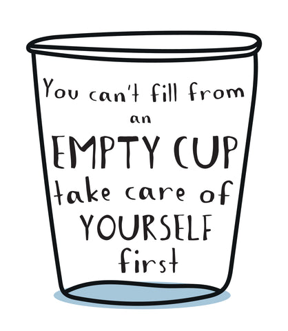 You can't fill from an empty cup