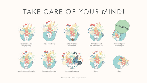 take care of your mind poster 