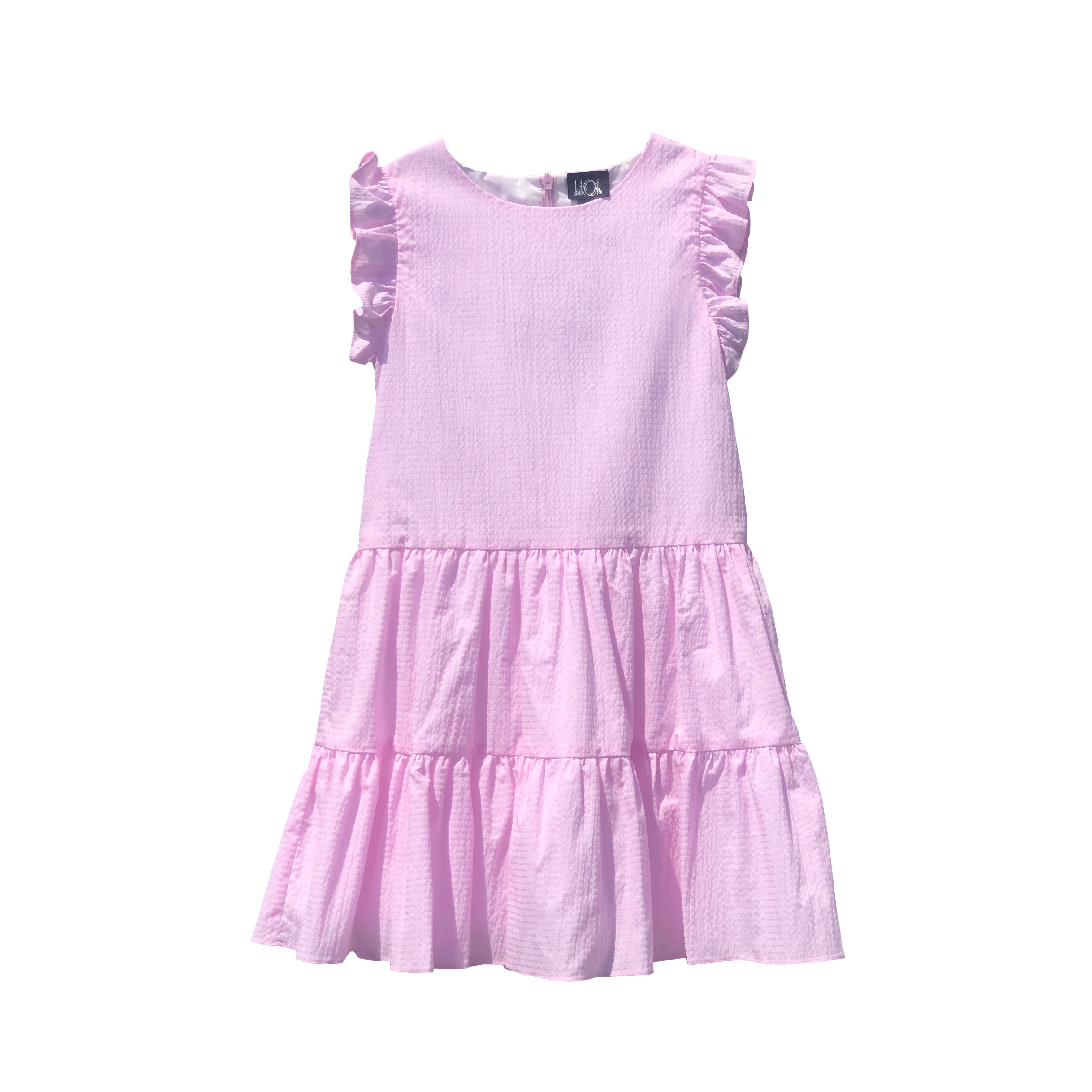 Pink Ruffle Dress – Little Olin