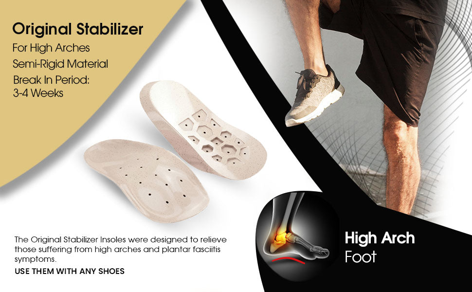 Original Stabilizer Arch Support Inserts - Natural Foot Orthotics