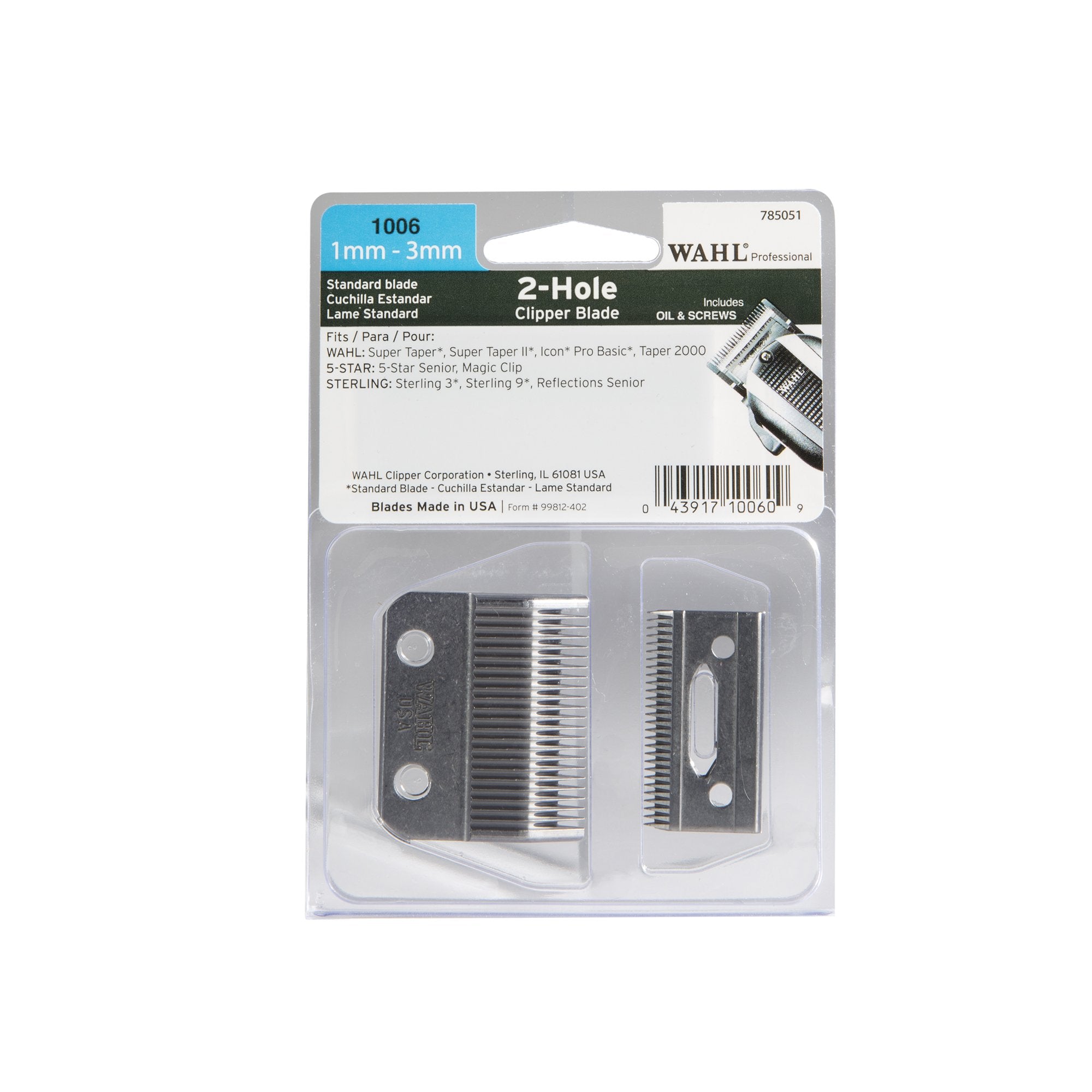 wahl super taper 2 replacement blades