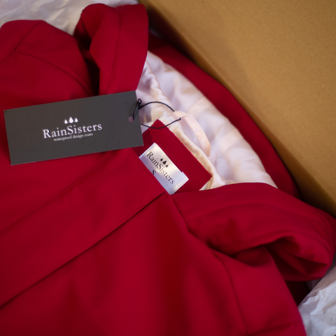 design coat Scarlet Red