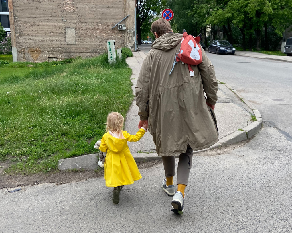 Yellow girl raincoat by RainSisters