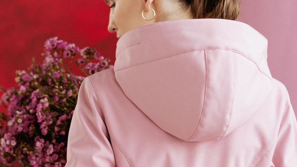 Camille Pink coat and hood