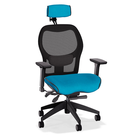Brezza office chair with headrest