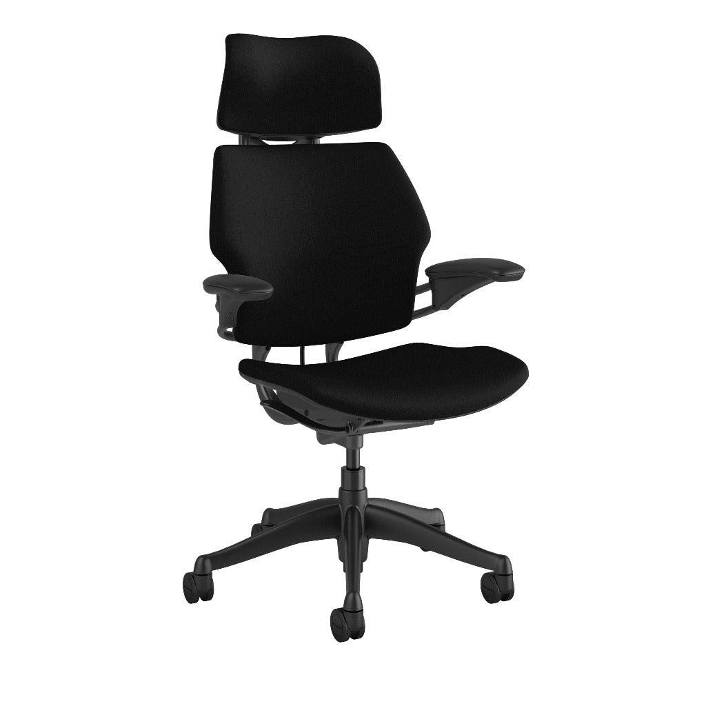 humanscale freedom task office chair with headrest