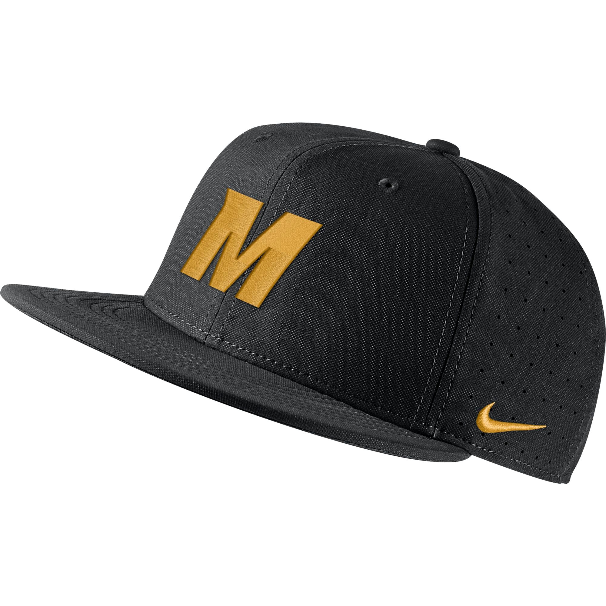 yellow and black nike hat