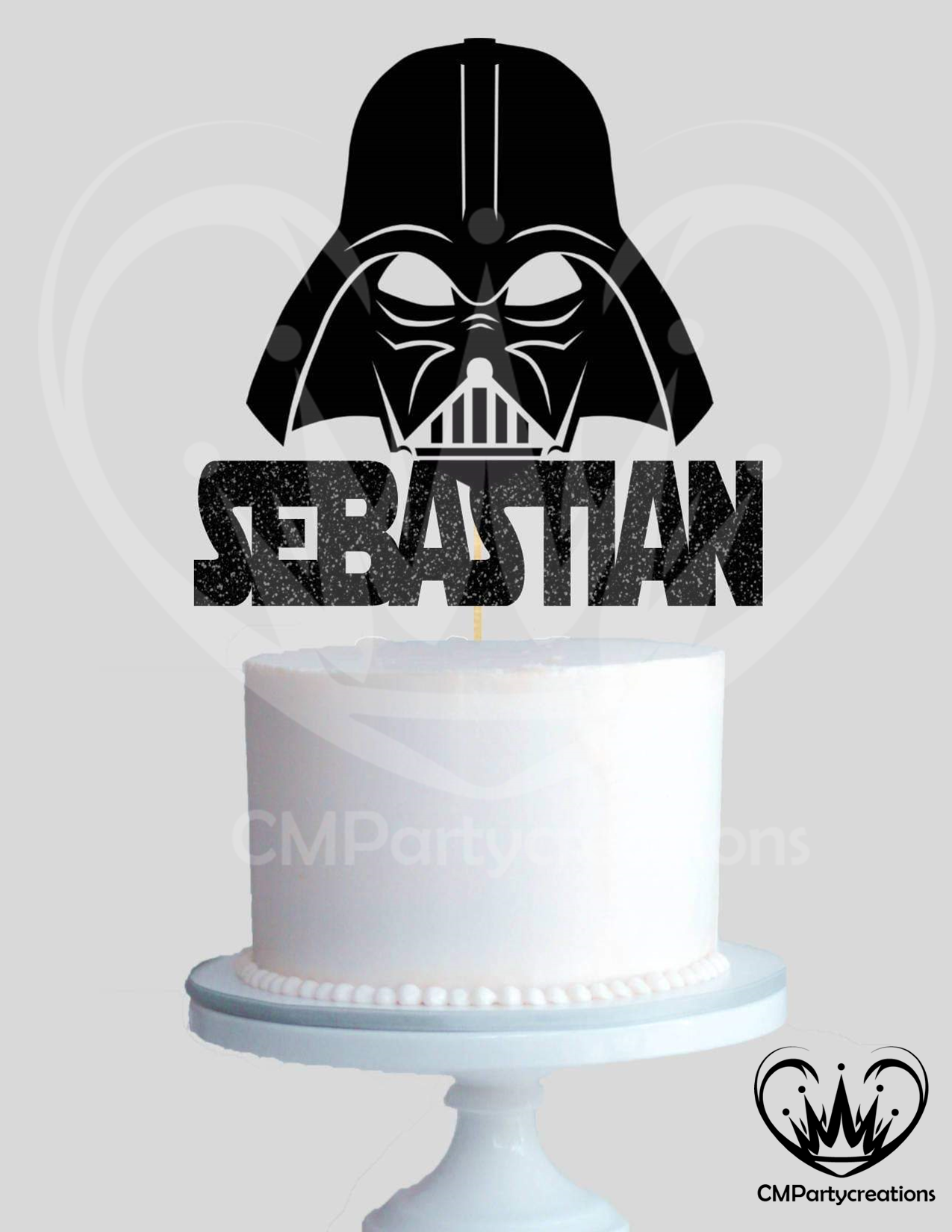 darth vader cake topper