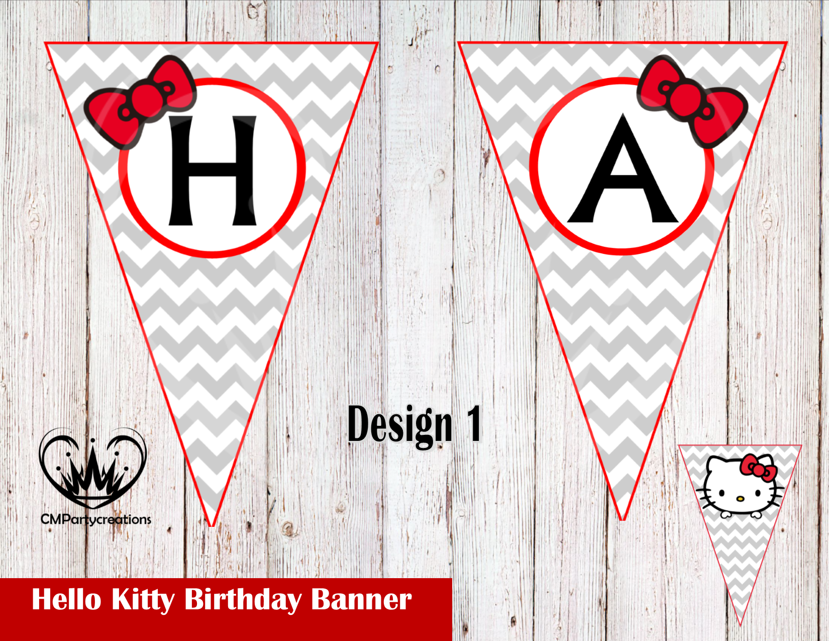 Hello Kitty Birthday Banner Intended For Hello Kitty Banner Template