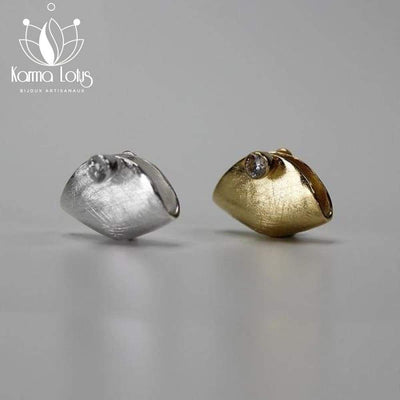 Karma Lotus Gold Gribali Earrings <br>by Karma Lotus Karma Lotus