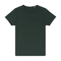 Forest Green Men's Pocket T-Shirt Organic Cotton