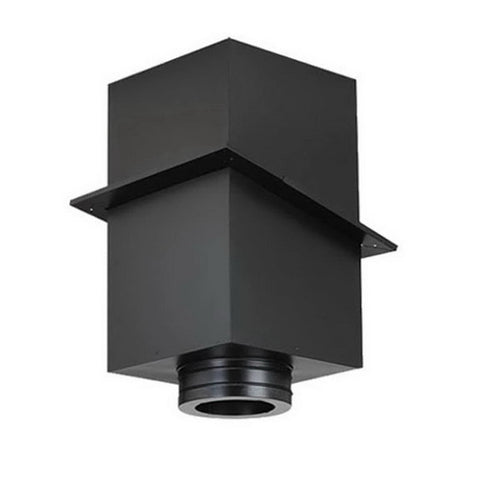 7DT-CS24 Cathedral Ceiling box for chimney flue for Invicta double sided wood stove. KFD Ariana 3 Sided glass wood stove or the Malm Cone style MCM Fireplace- all wood burners can use this
