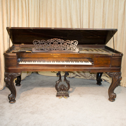 Steinway antique square grand piano