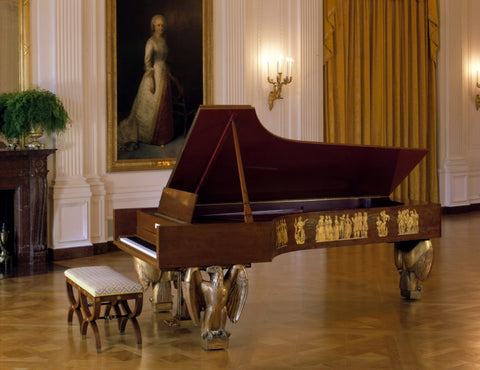 Eagle leg piano in the White House