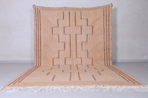 Moroccan beni ourain rug 7.9 X 12.4 Feet