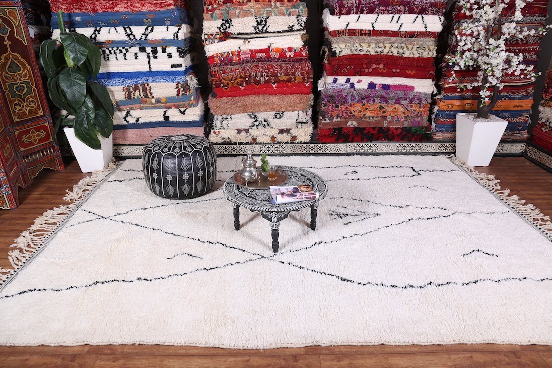 Moroccan wool rug