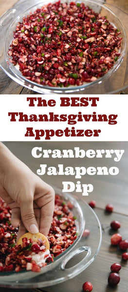 thanksgiving appetizer cranberry jalapeño dip Friday apparel clothing blog