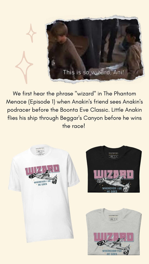 wizard shirt the mandalorian Naboo starfighter young anakin boonta eve classic pod race Luke skywalker a new hope Star Wars celebration