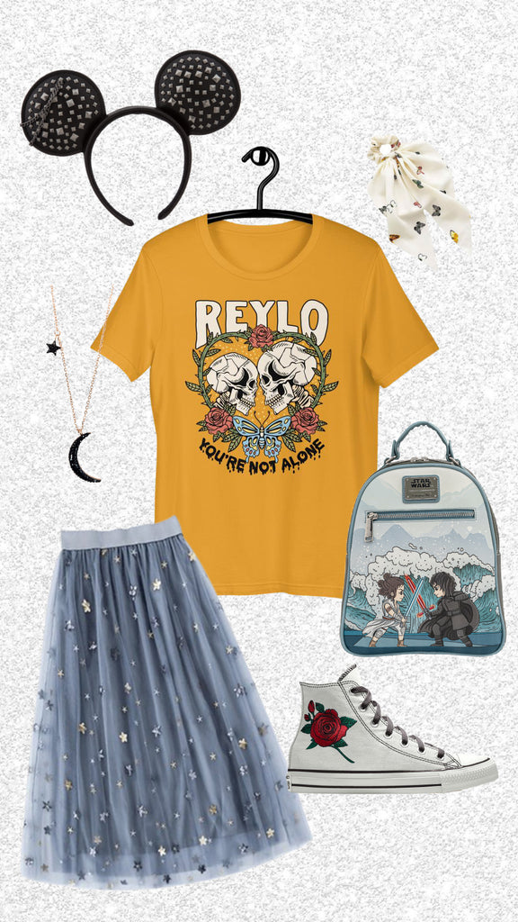 reylo halloween shirt kylo ren rey Star Wars disney halloween outfit ideas lounge fly bag mickey ears fall shop friday apparel