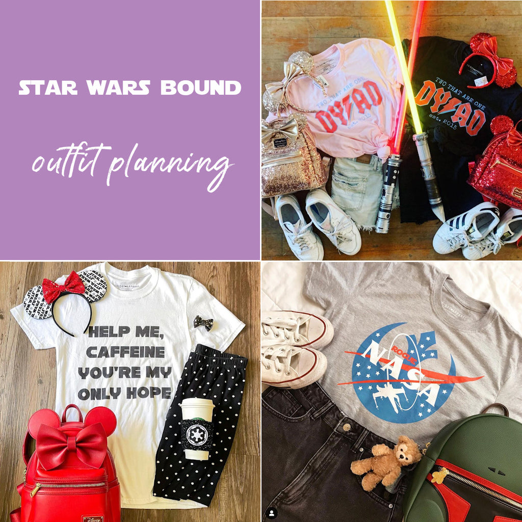 Star Wars bound friday apparel blog outfit planning galaxys edge
