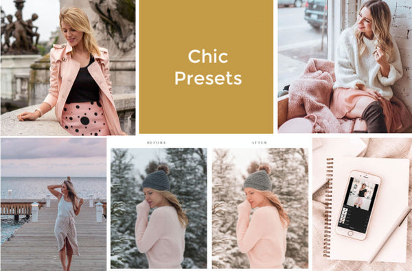 chic Lightroom presets Friday apparel holiday gift guide