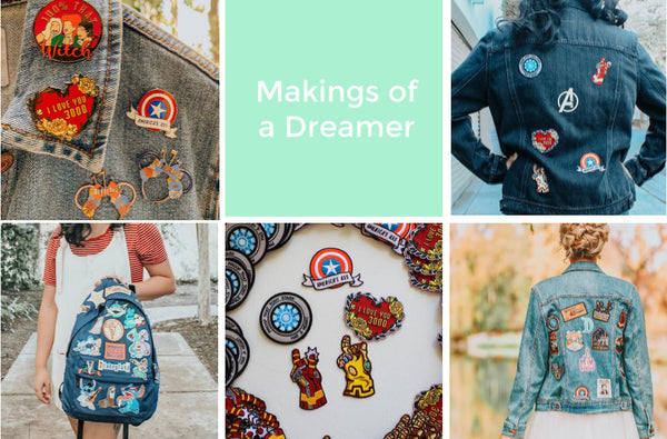 makings of a dreamer Disney marvel patches etsy shop