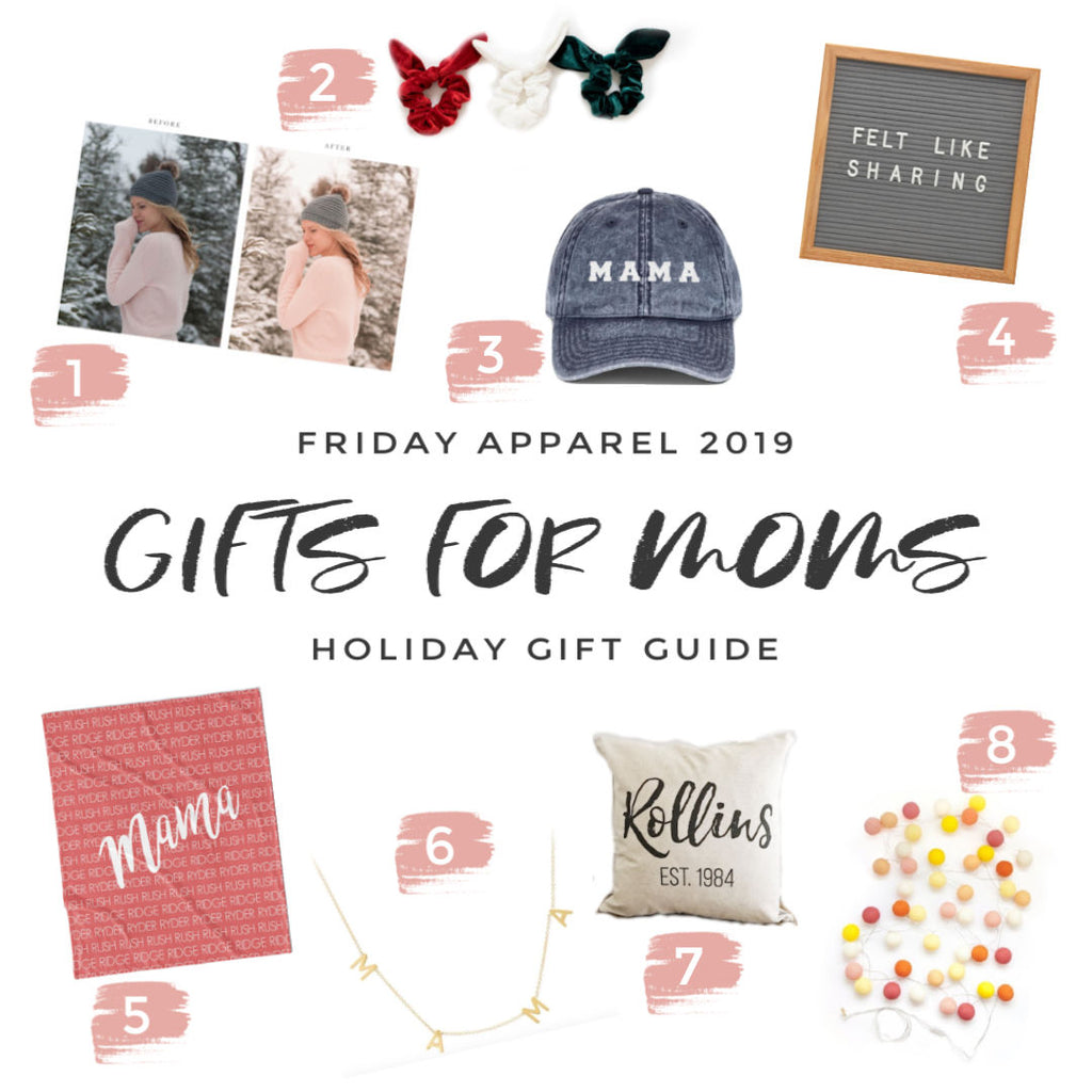 Friday apparel holiday gift guide gifts for moms 2019 blog post