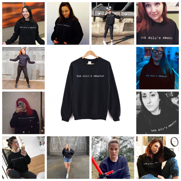 happy anniversary original ben solos sweater kylo ren adam driver reylo star wars friday apparel the friday blog galaxys edge