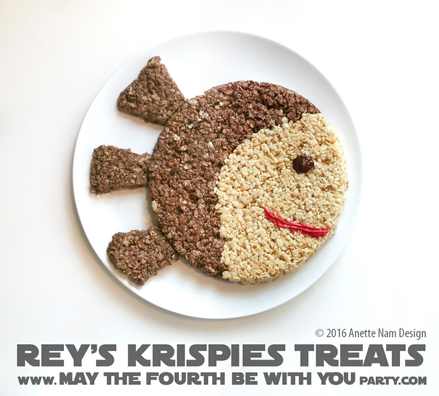 Reys Krispie treats Star Wars food ideas may the 4th be with you recipe snacks Friday apparel clothing shop