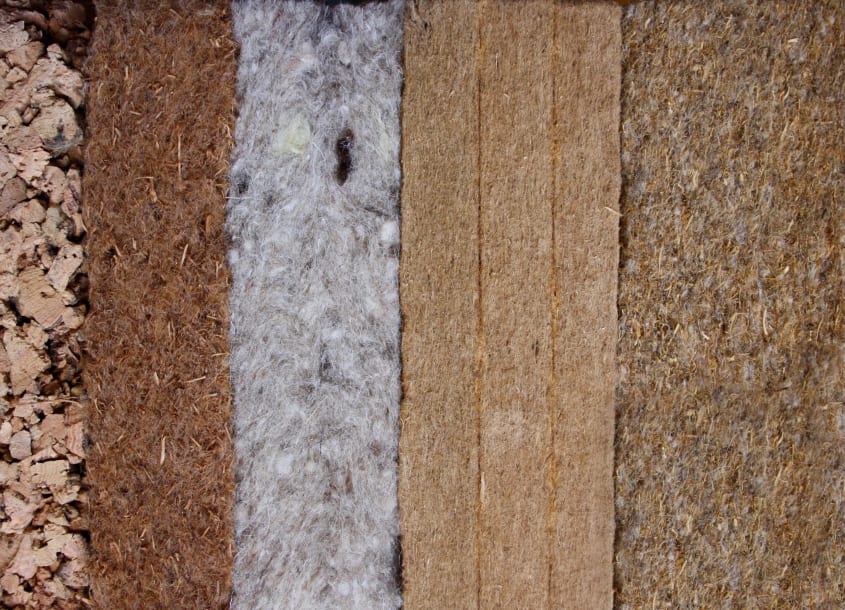 Different insulation materials